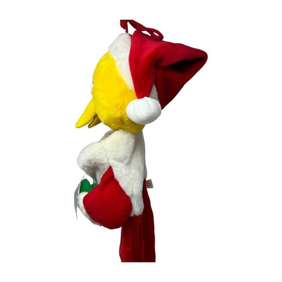 Sesame Street Christmas Stocking Big Bird 3D Plush Santa Kurt Adler Vintage 1999 - Picture 8 of 16